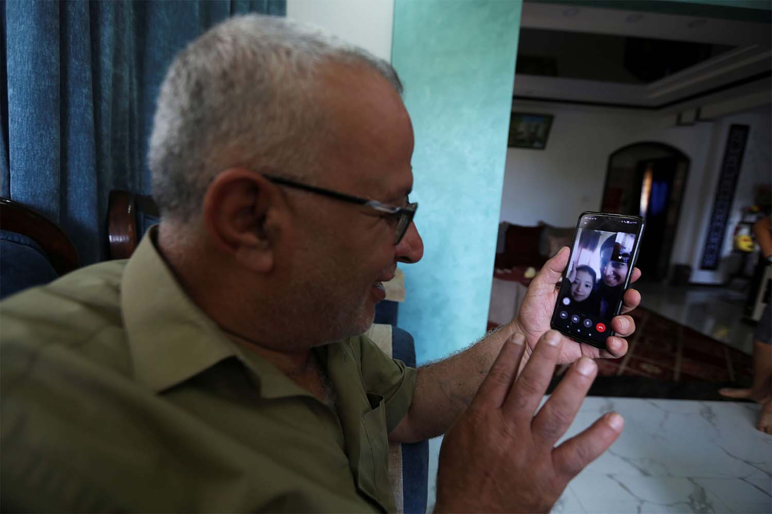 Hamo will soon be able to unite with his wife and six children for the first time in 15 years 