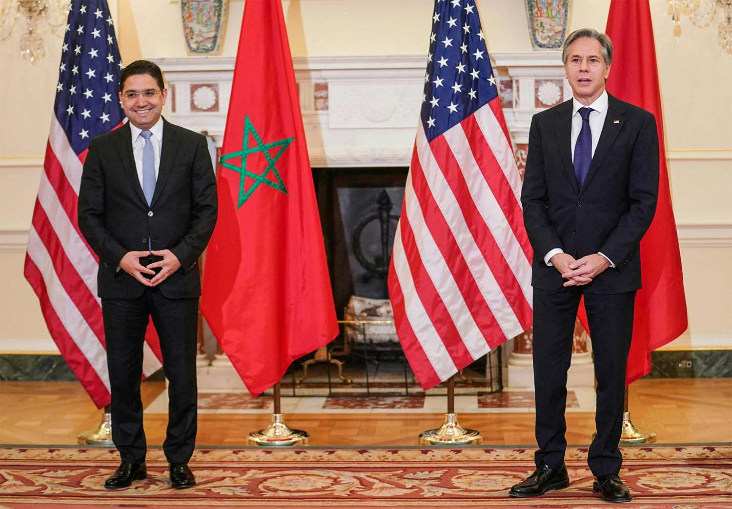 Nasser Bourita and Antony Blinken