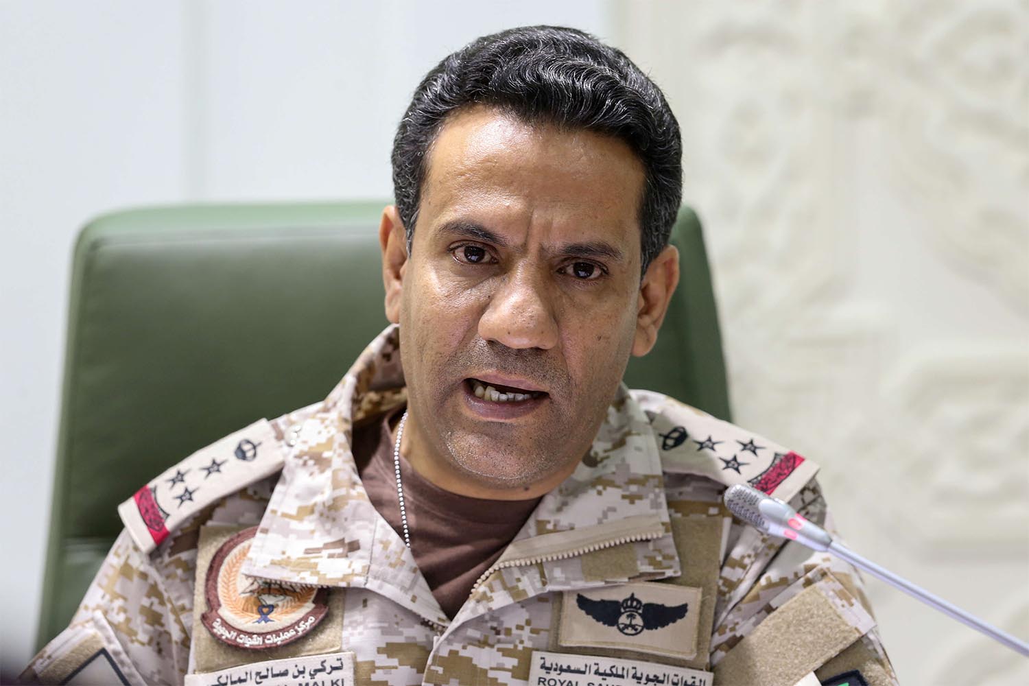 Saudi-led coalition spokesman, Colonel Turki al-Malki