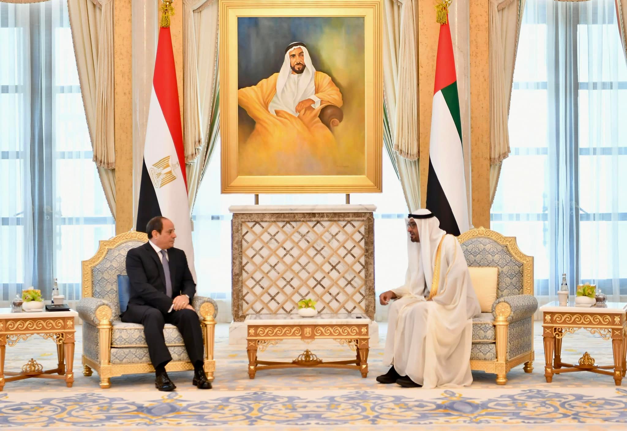 السيسي يؤكد الارتباط الوثيق بين الأمن القومي المصري وأمن الإمارات
