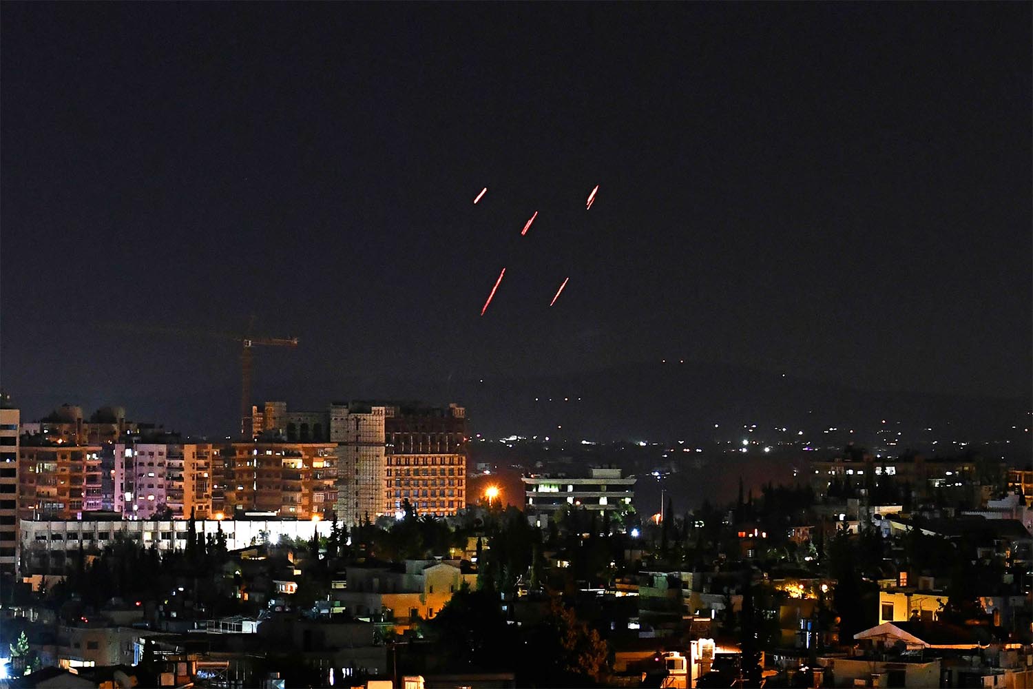 The missile attack occurred shortly after 3 a.m. in Damascus