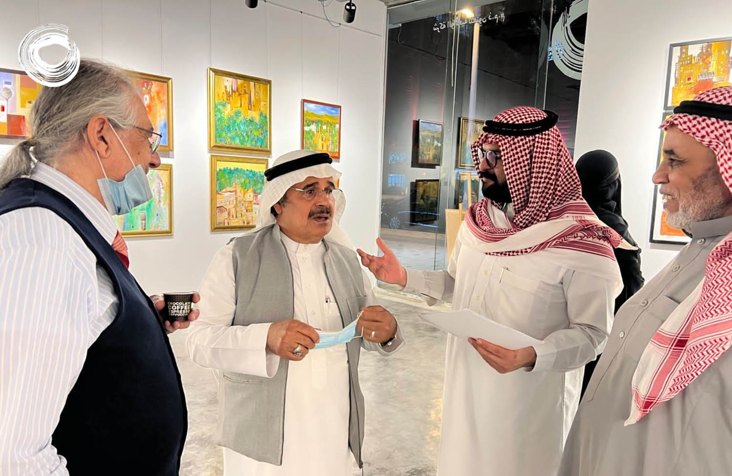 الفنان التشكيلي السعودي سعيد محمد العلاوي