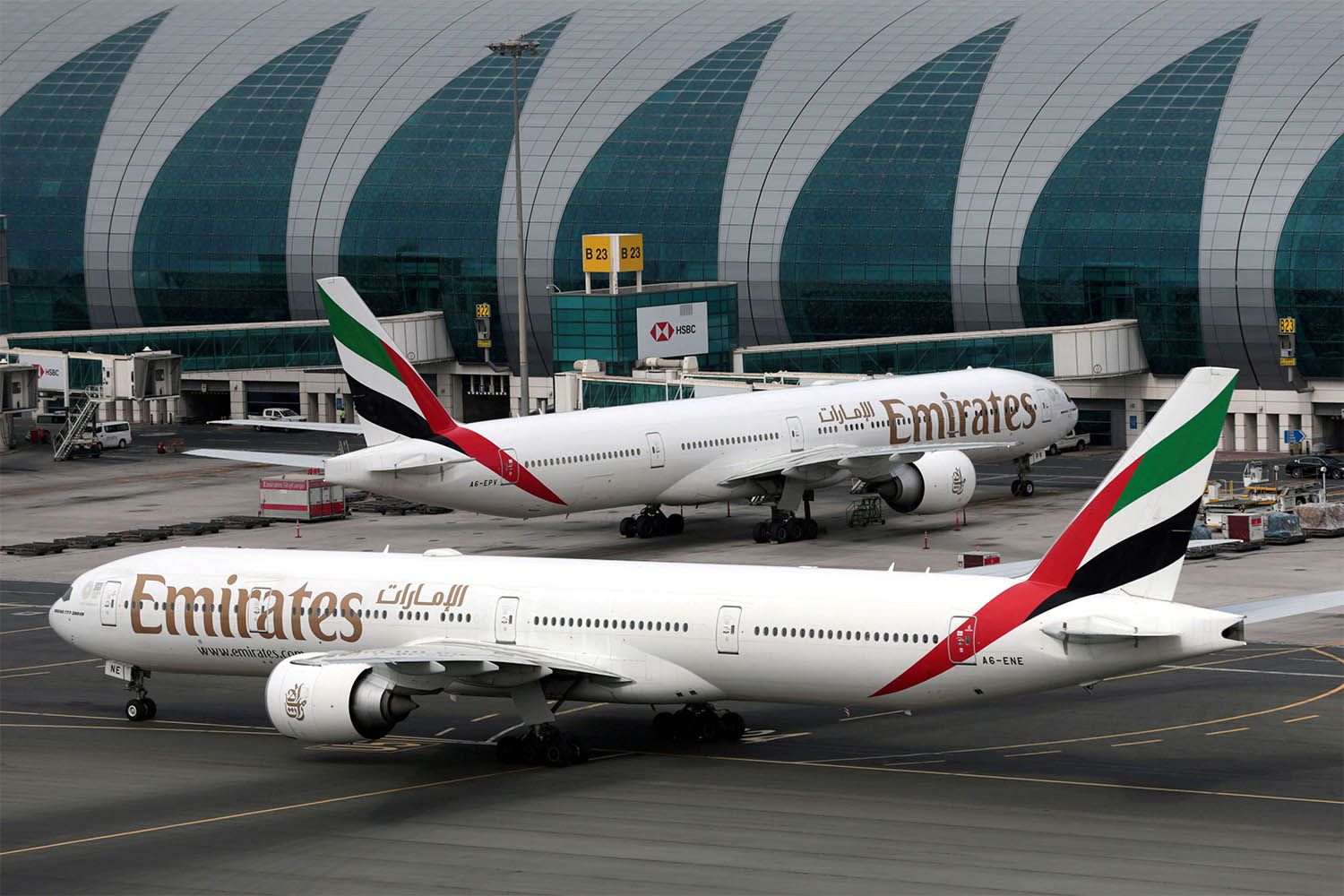 The largest share of traffic to Dubai came from India