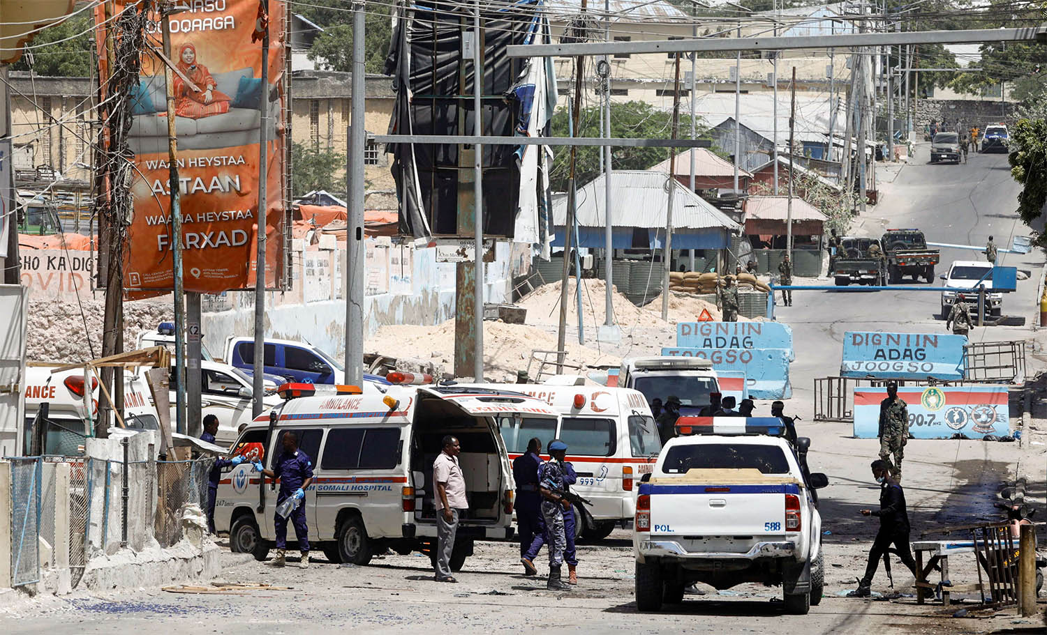 Al Shabaab militants in another show of force