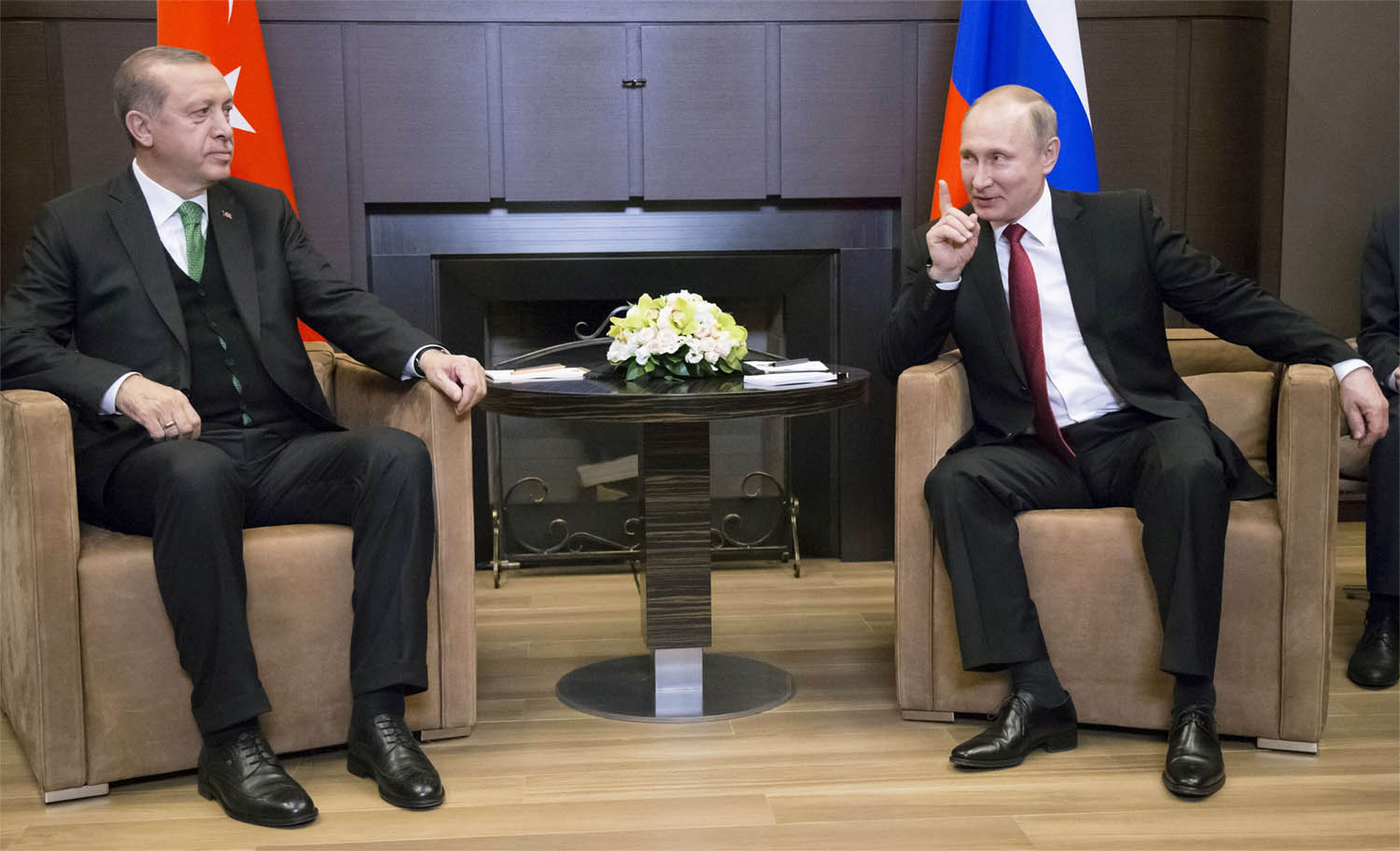 Erdogan made the offer during a phone call with Putin