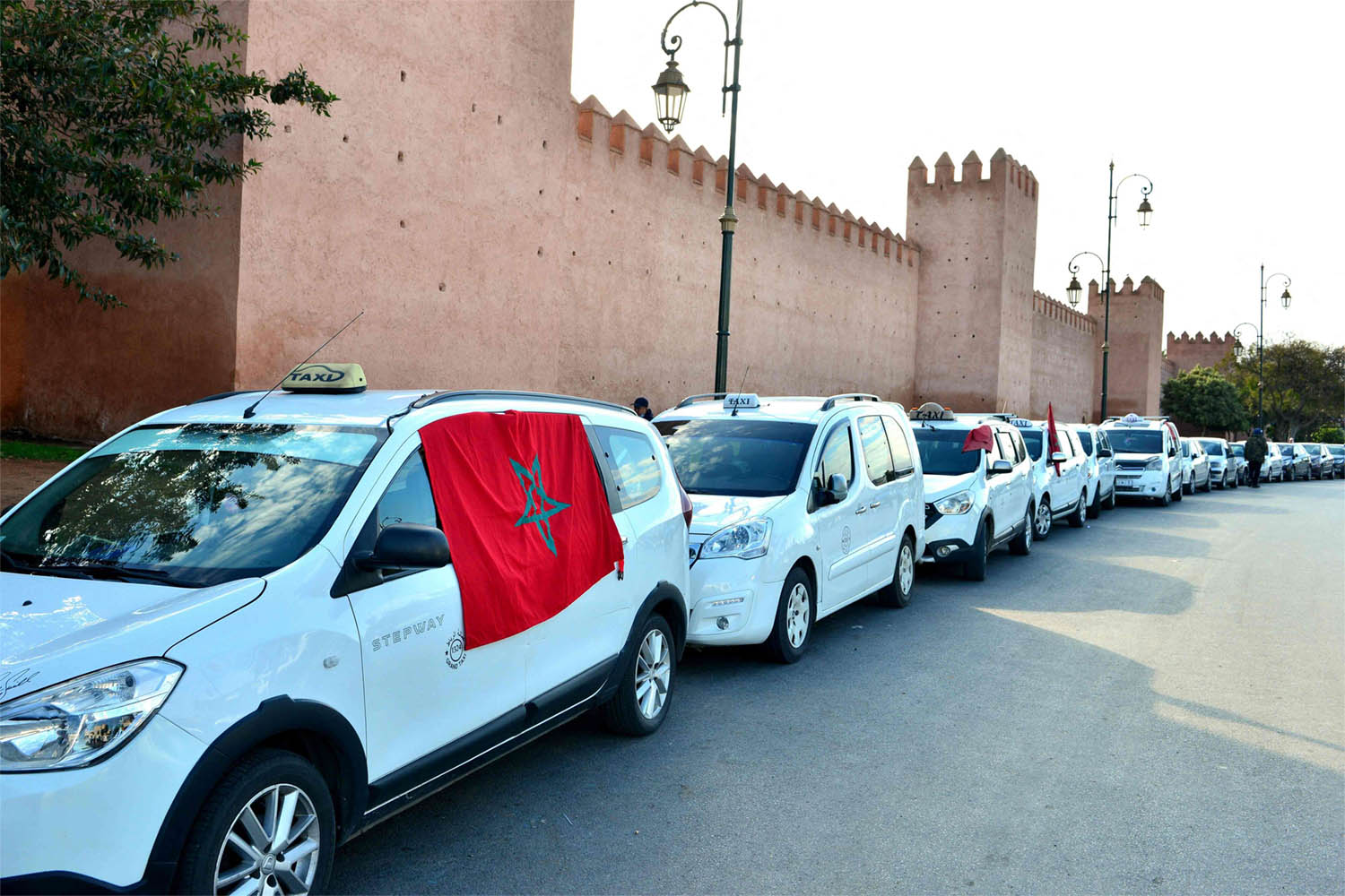 Taxis on strike