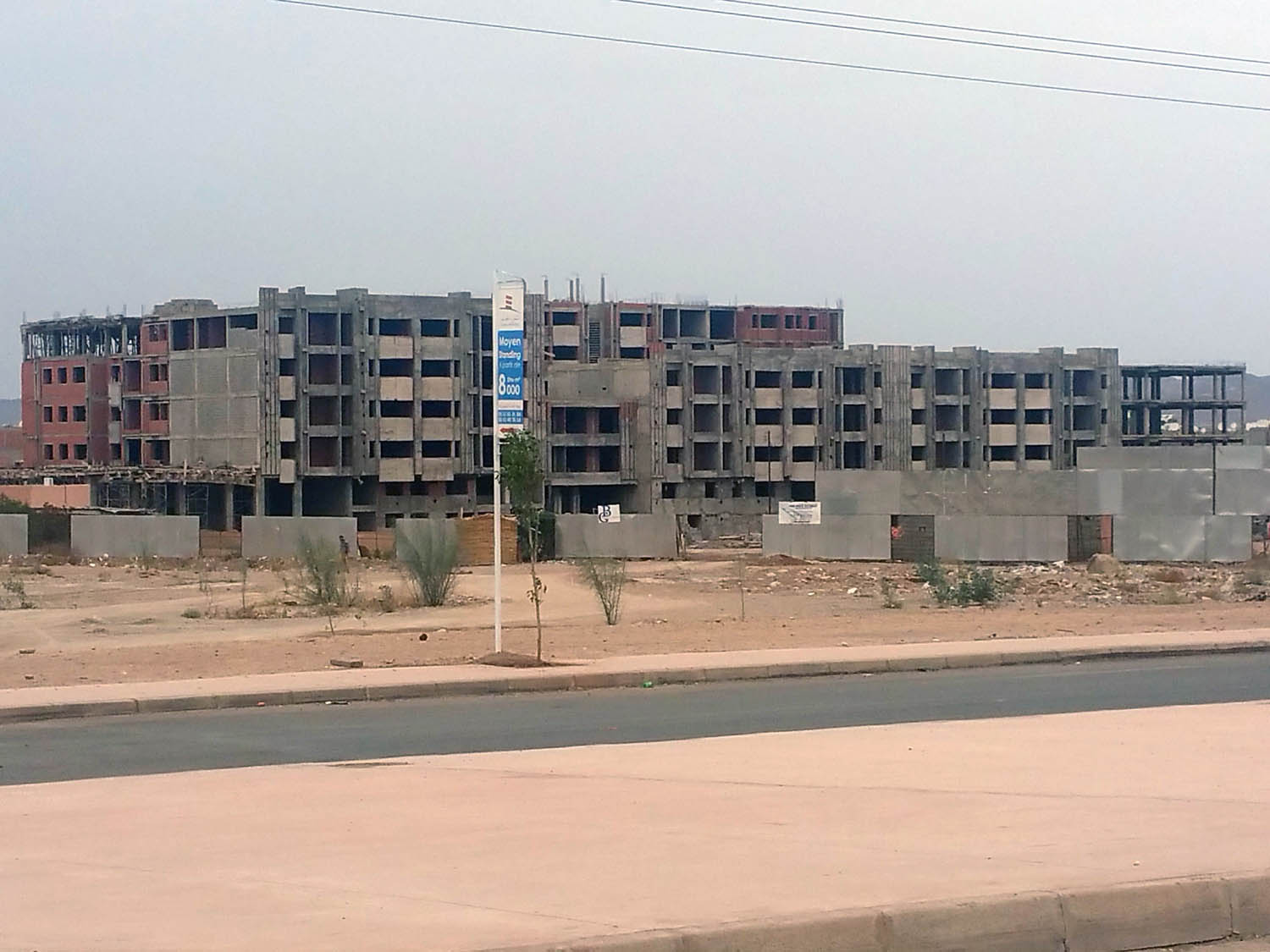 The rise in prices of raw materials and their scarcity is taking its toll on the construction sector