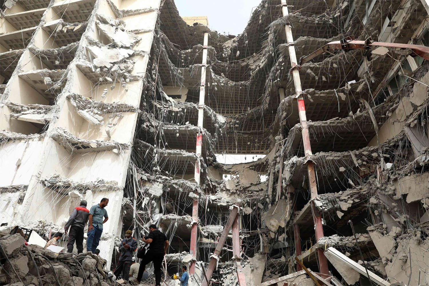 Fears that many more could still be trapped beneath the rubble