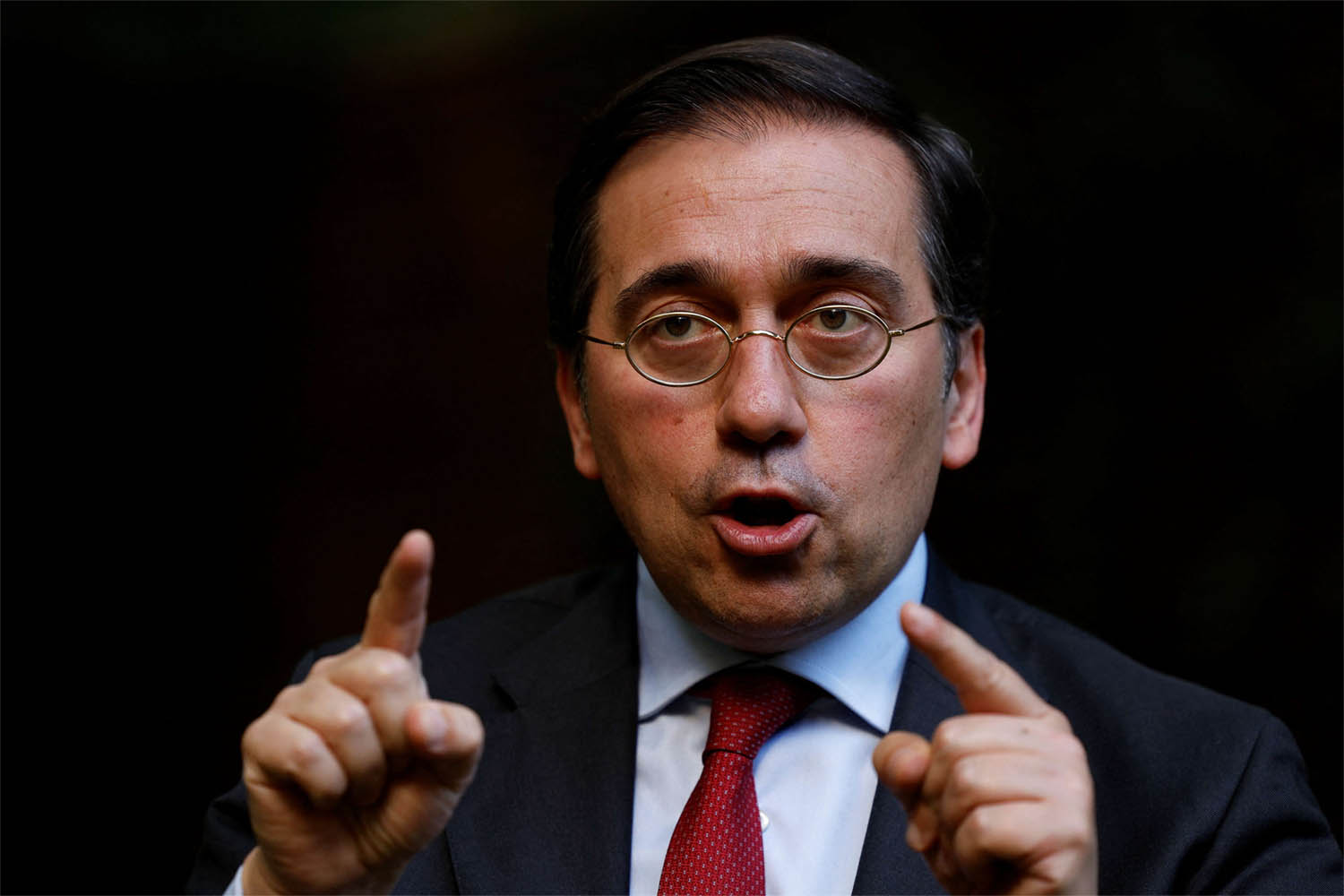 Spain's Foreign Minister Jose Manuel Albares 