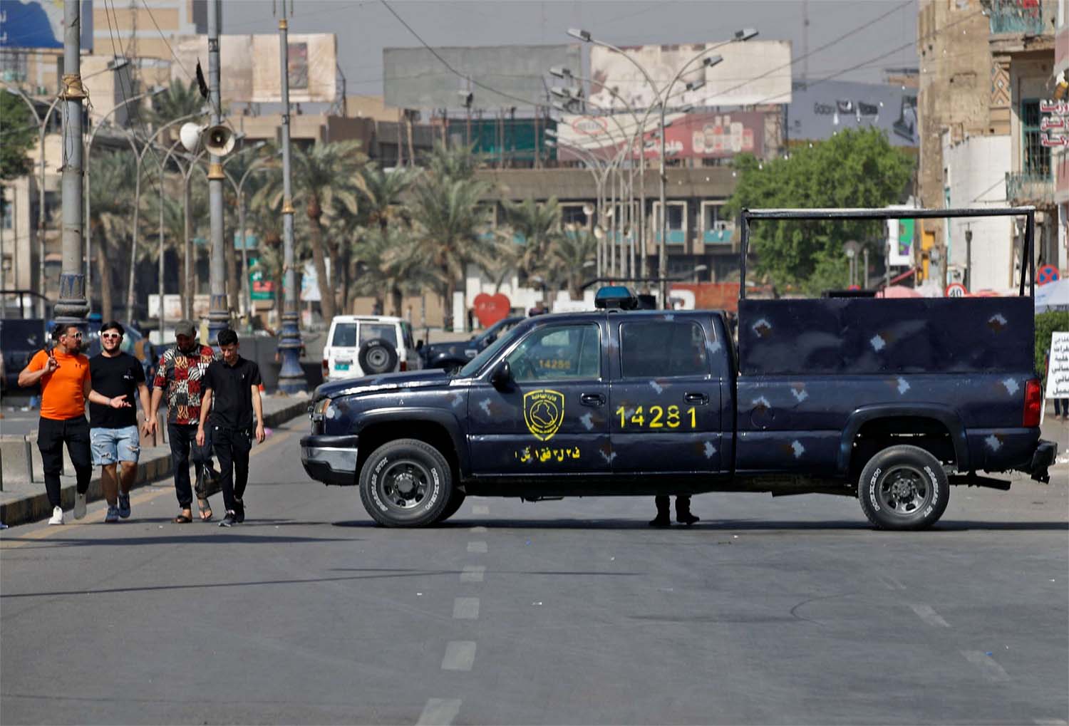 At least five people were wounded in the rocket attack