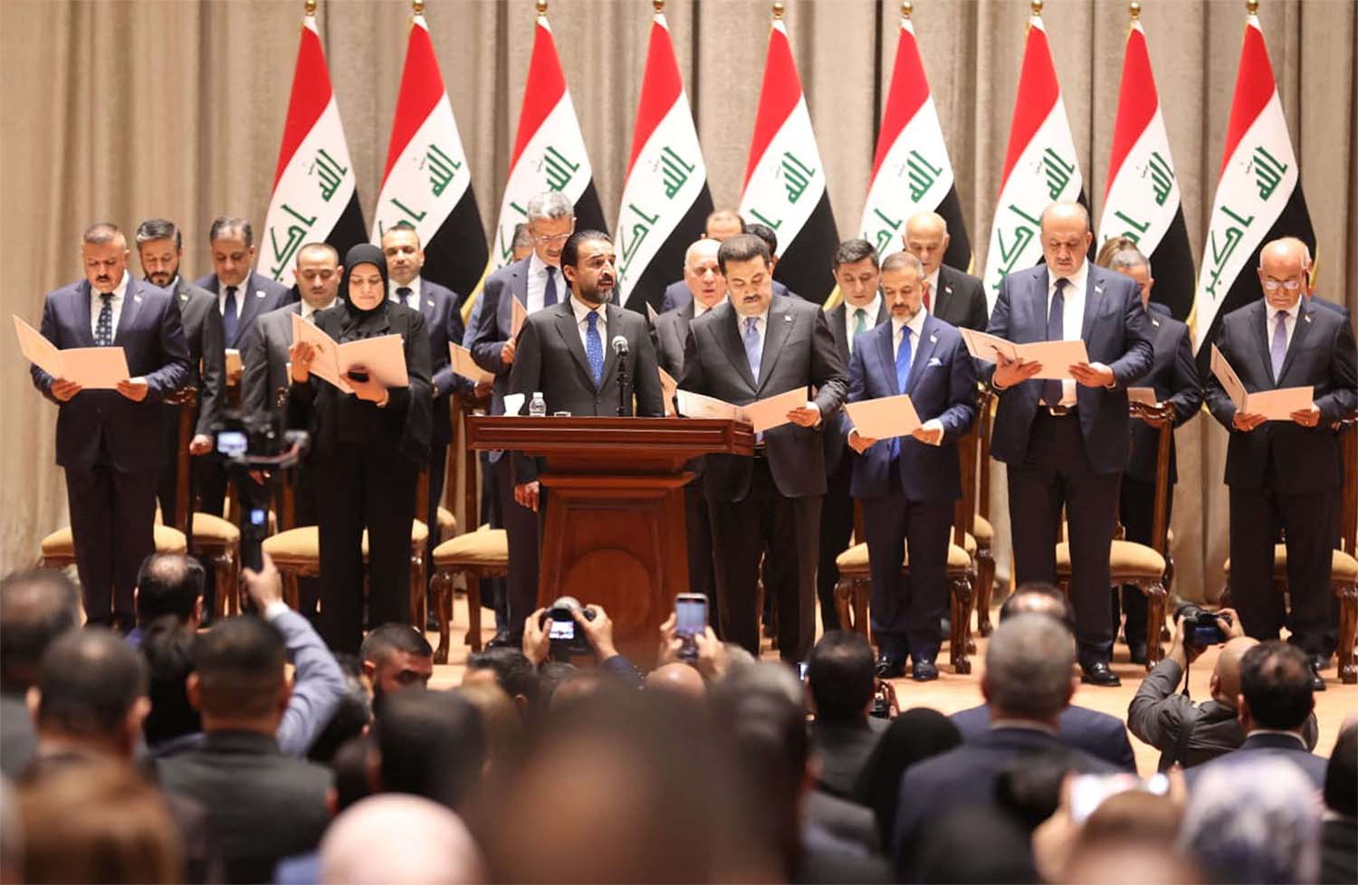 The approved Cabinet lineup constitutes a quorum despite two unresolved appointments