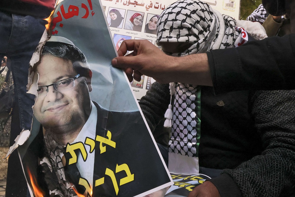 الفلسطينيون يطالبون المجتمع الدولي بوقف تحريض بن غفير ضدهم