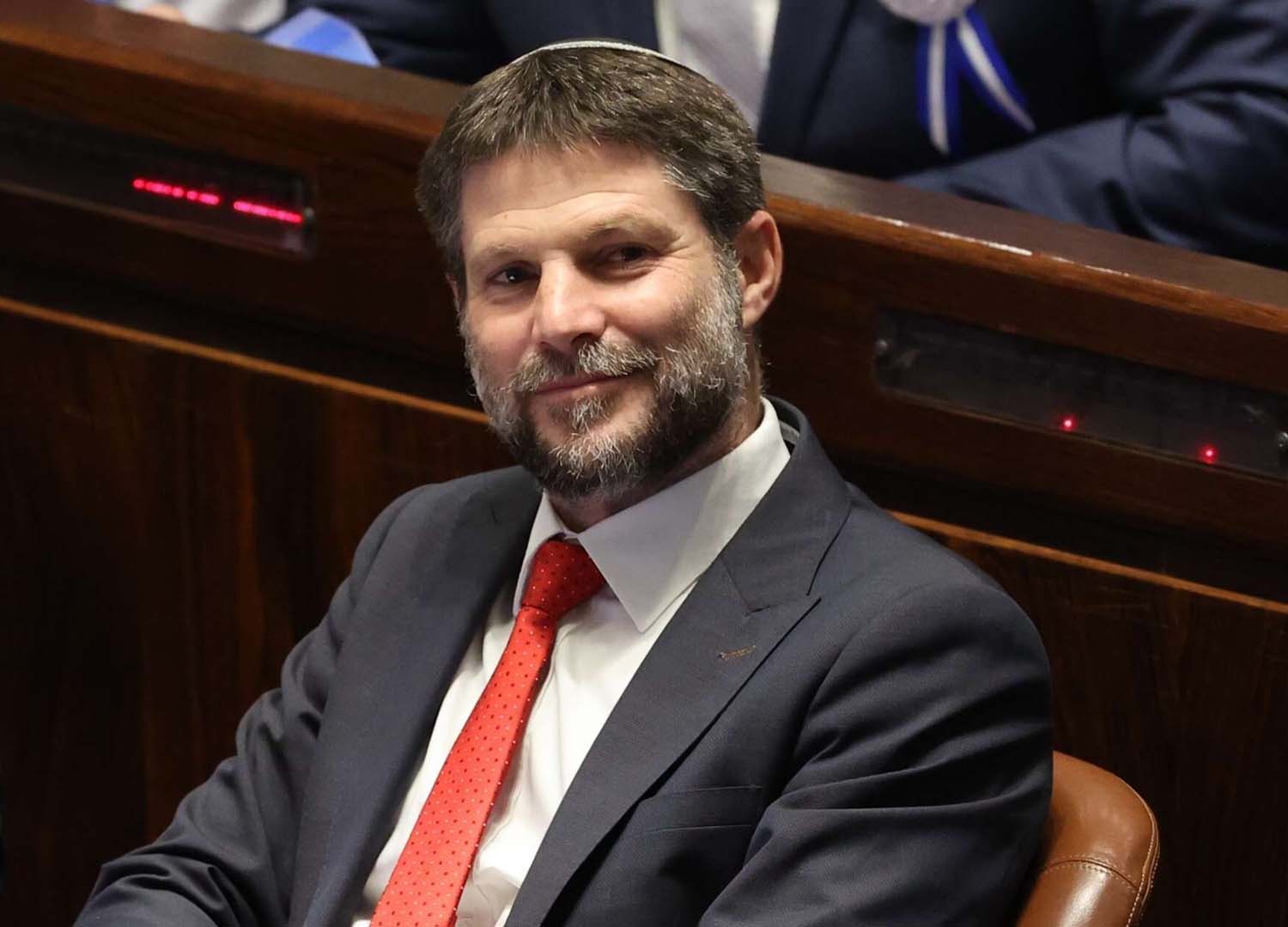 Bezalel Smotrich, head of the far-right Religious Zionism party