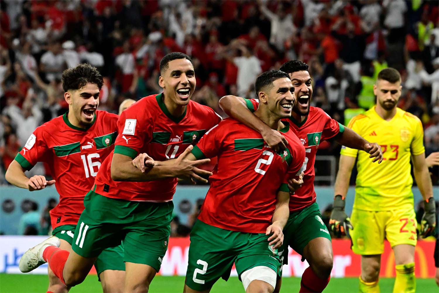 Emphatic performance of the Atlas Lions