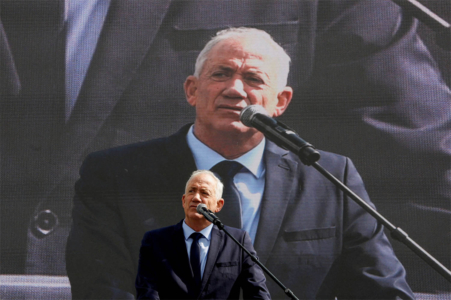 Benny Gantz, head of the largest opposition party