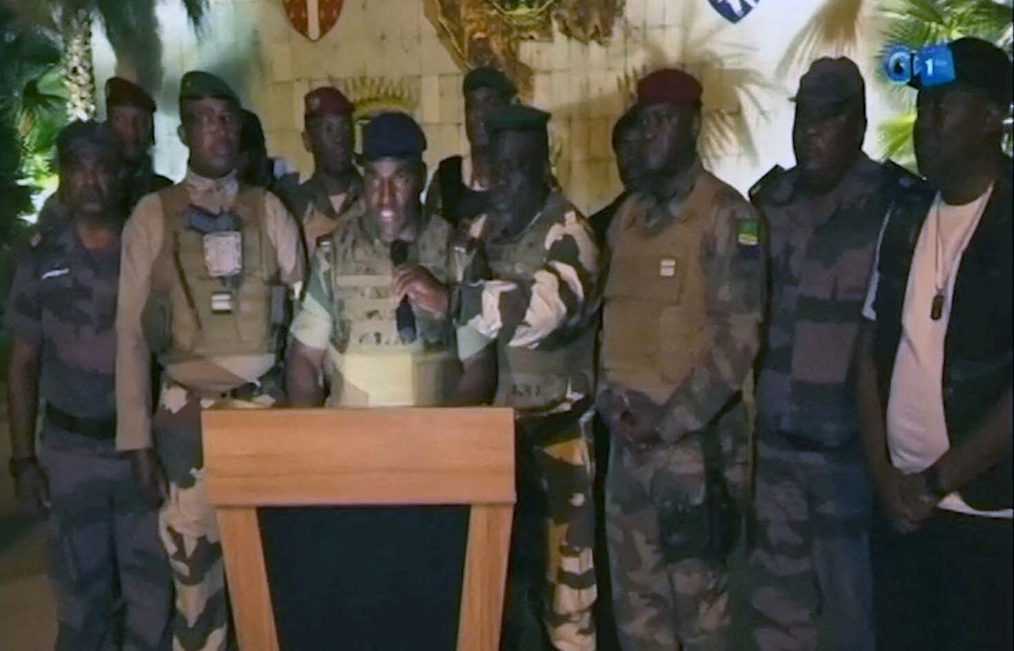 The coup officers said the election lacked transparency and credibility