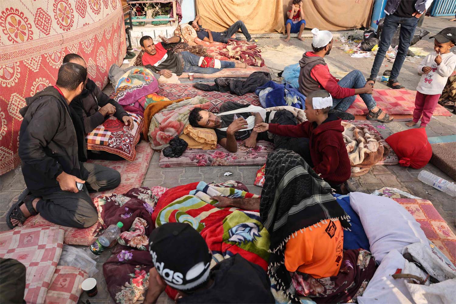 Very dire living conditions