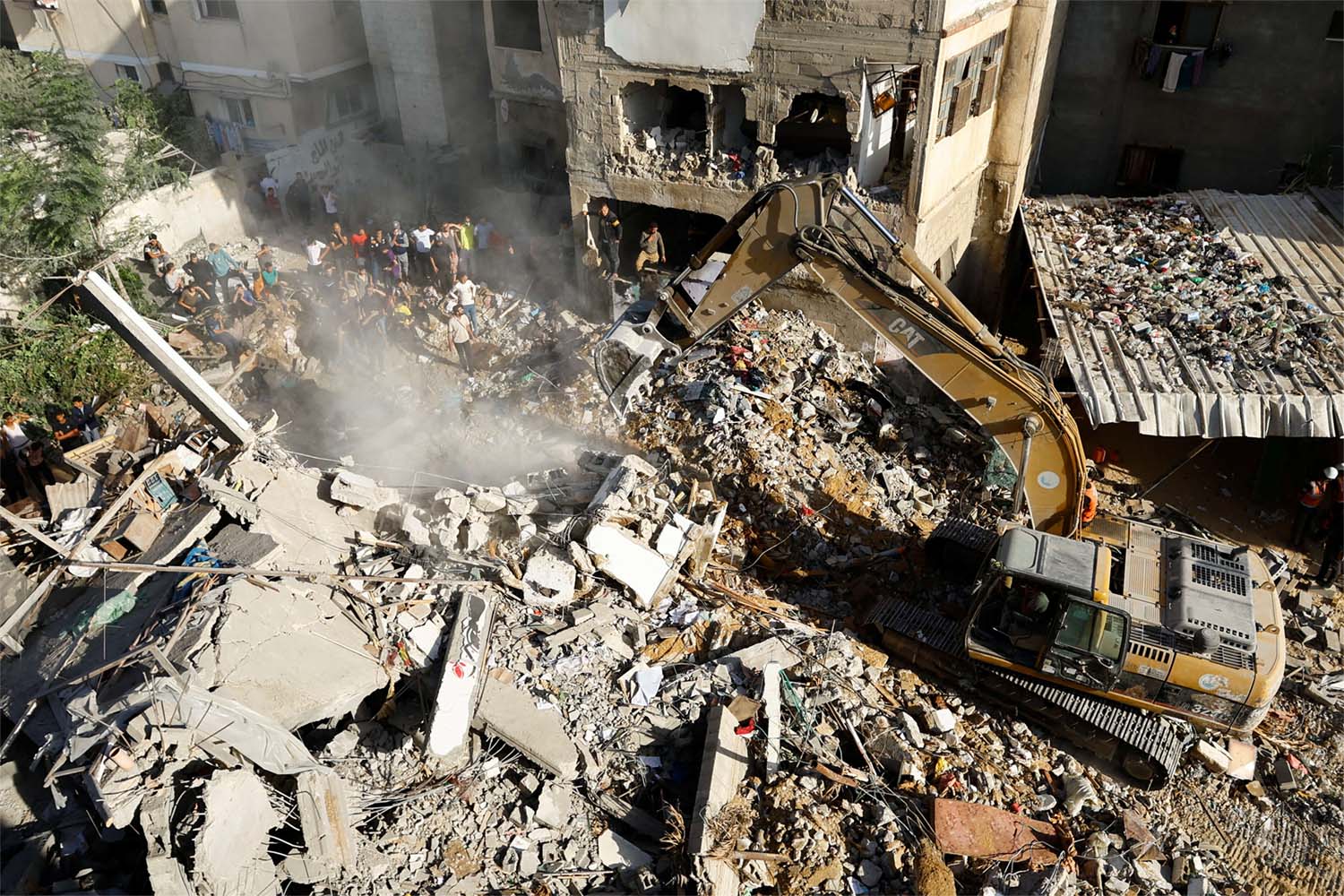 In the meantime, Israel continues its merciless pounding of Gaza