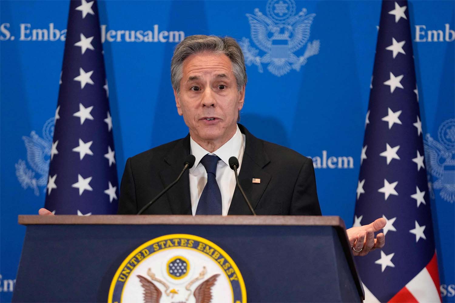 Blinken's comments suggested forging a truce agreement was not a lost cause