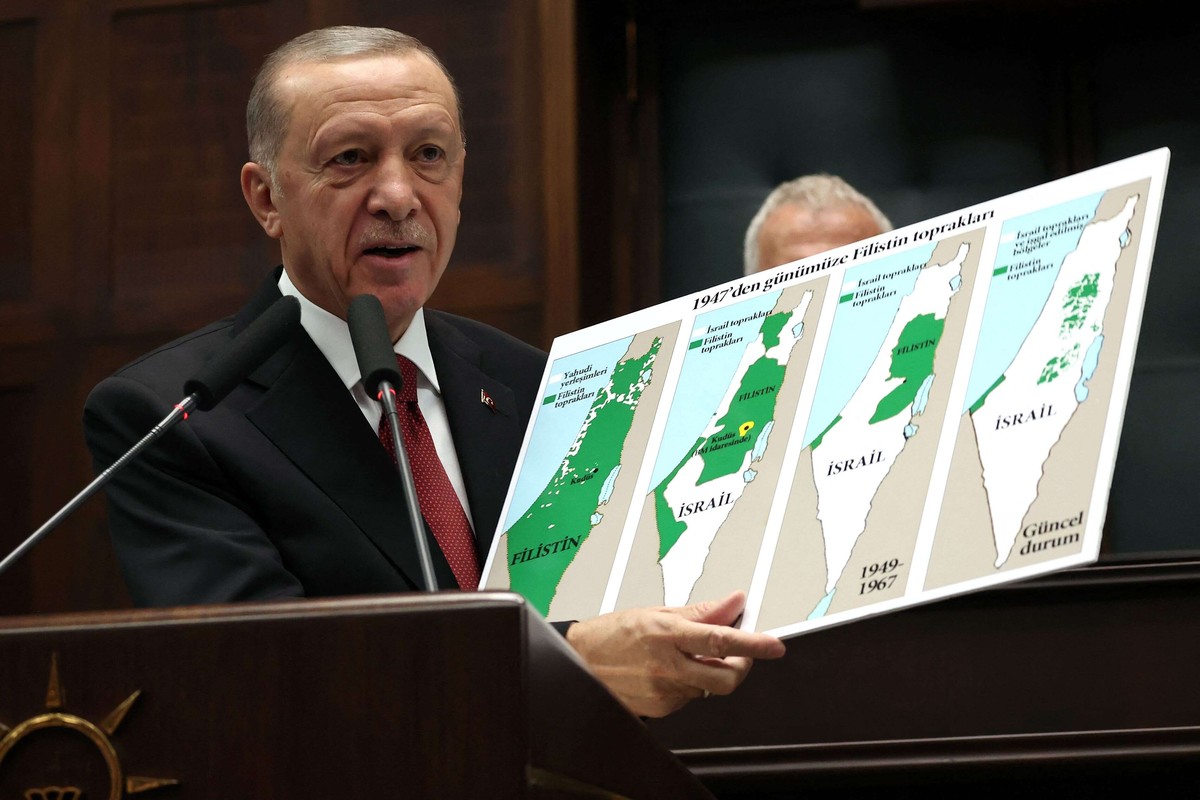 أردوغان اتهم من قبل معارضيه بالمتاجرة بالقضية الفلسطينية