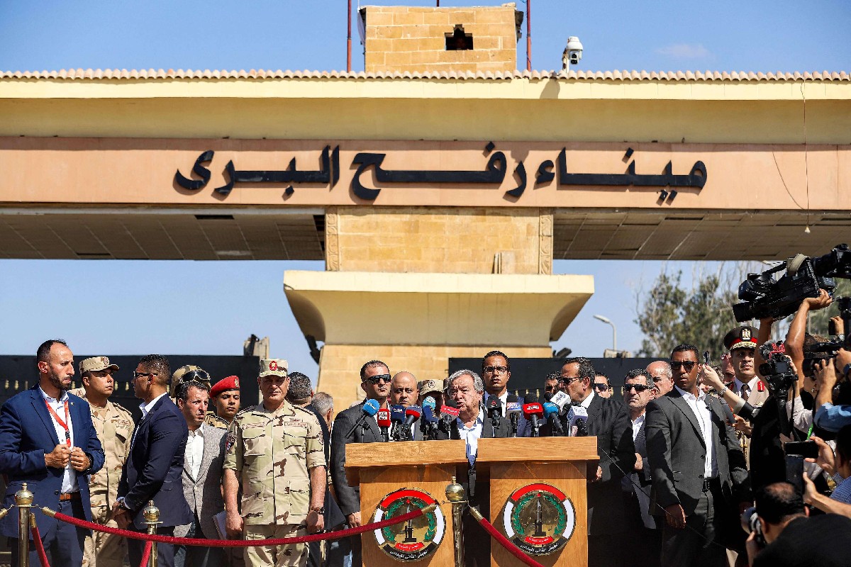 ثاني زيارة للحدود مع غزة منذ الهجوم الاسرائيلي
