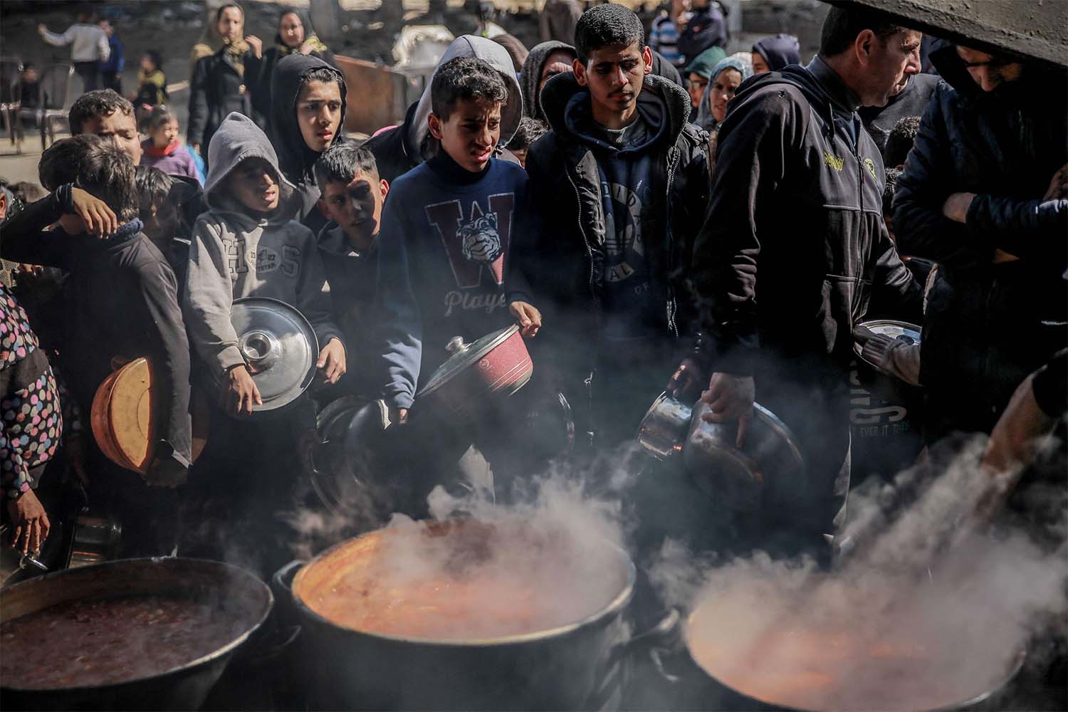 Targeted for seeking food aid