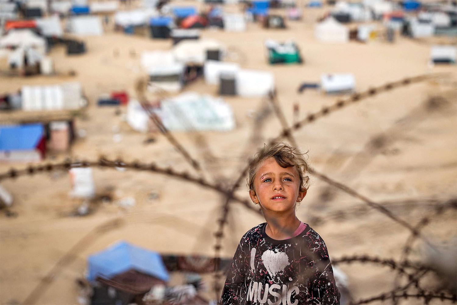 More than 1.2 million displaced Gaza Palestinians are sheltering in Rafah