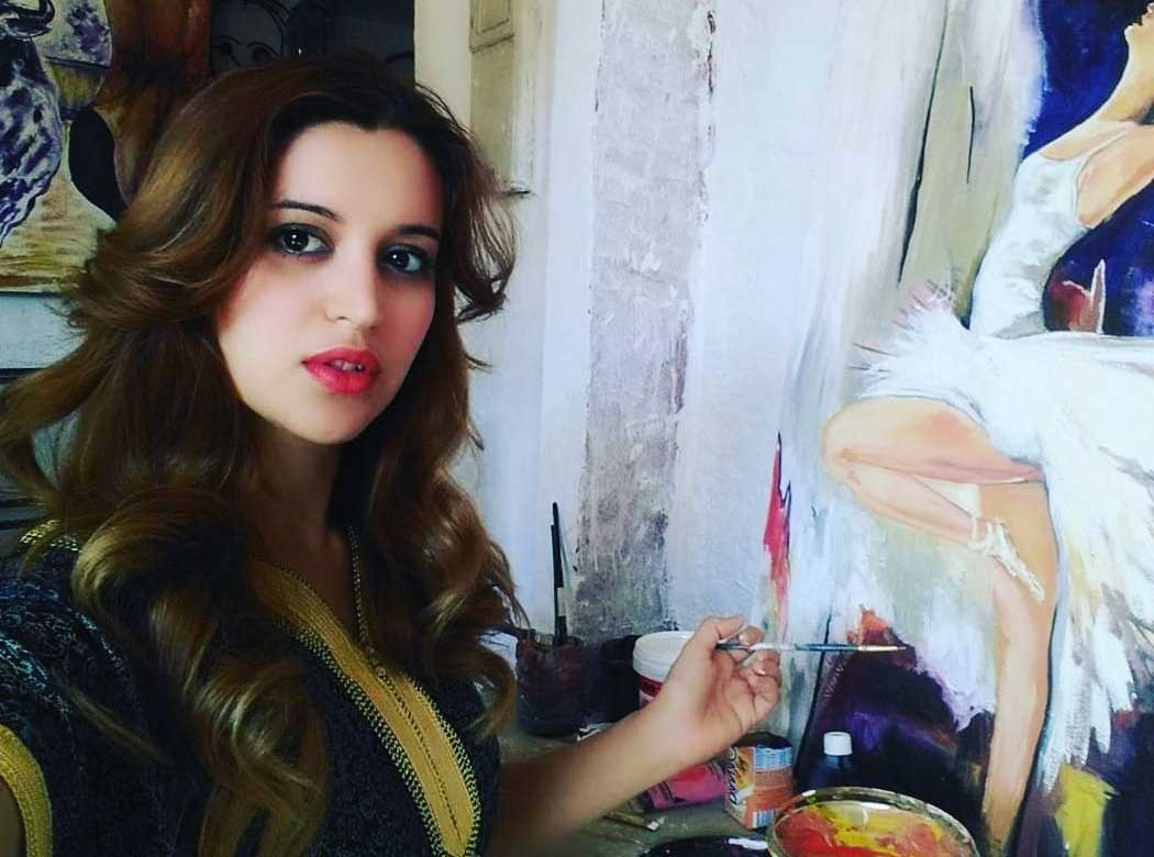 التشكيلية رباب الشعيبي