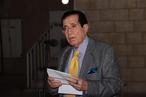 د.صلاح القصب يلقي كلمة الوفود العربية والاجنبية