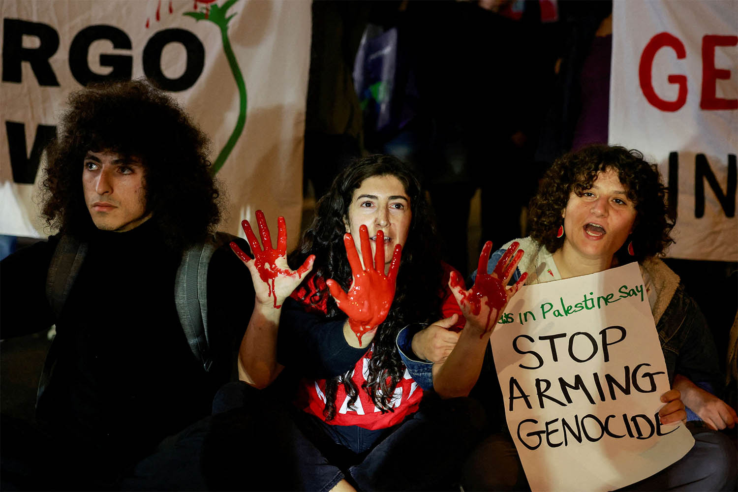 Senator Sanders said the military aid to Israel violates US law barring weapons sales to human rights abusers