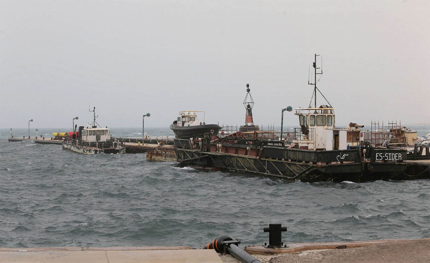 The oil port of Es Sider, Libya