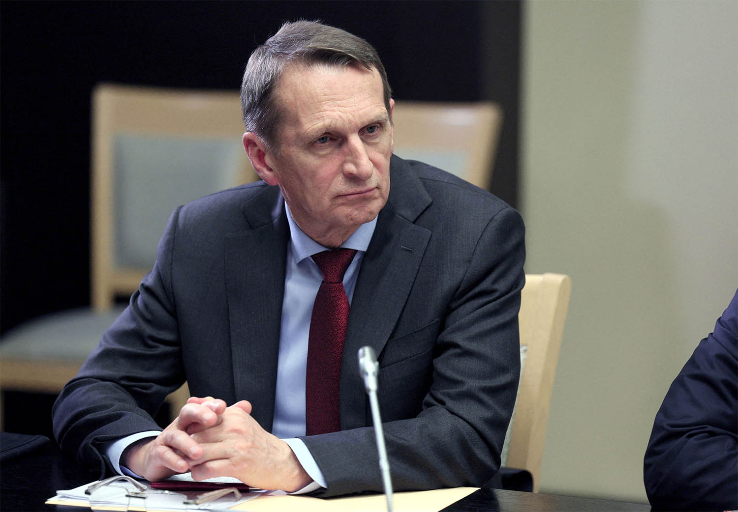 Russian Foreign Intelligence Service (SVR) Director Sergey Naryshkin