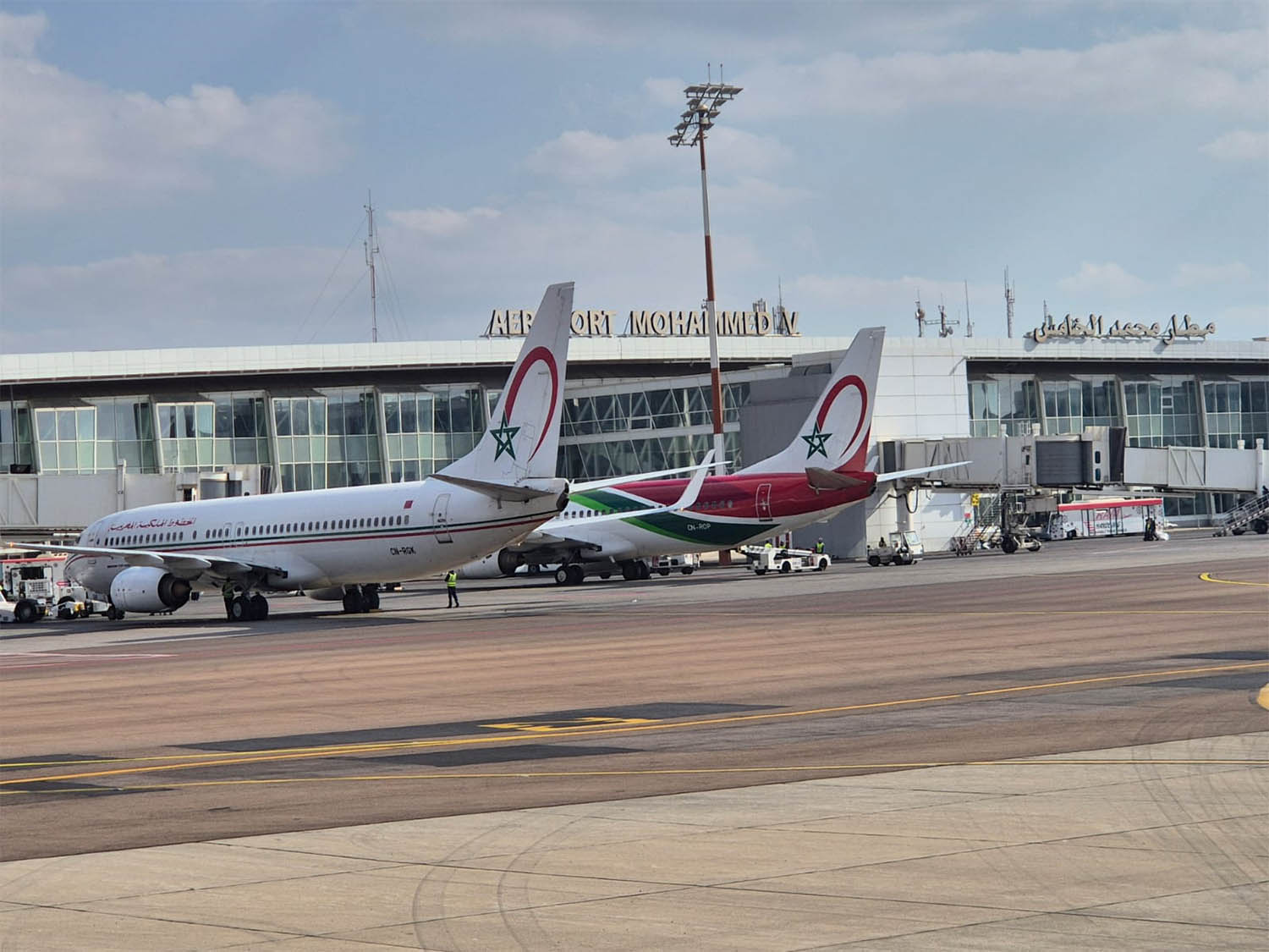 The deal includes the construction of a new international airport in Casablanca