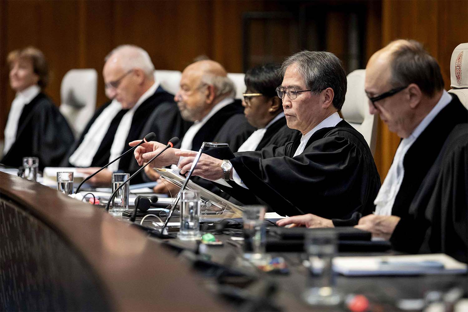 The International Court of Justice's opinion is advisory 