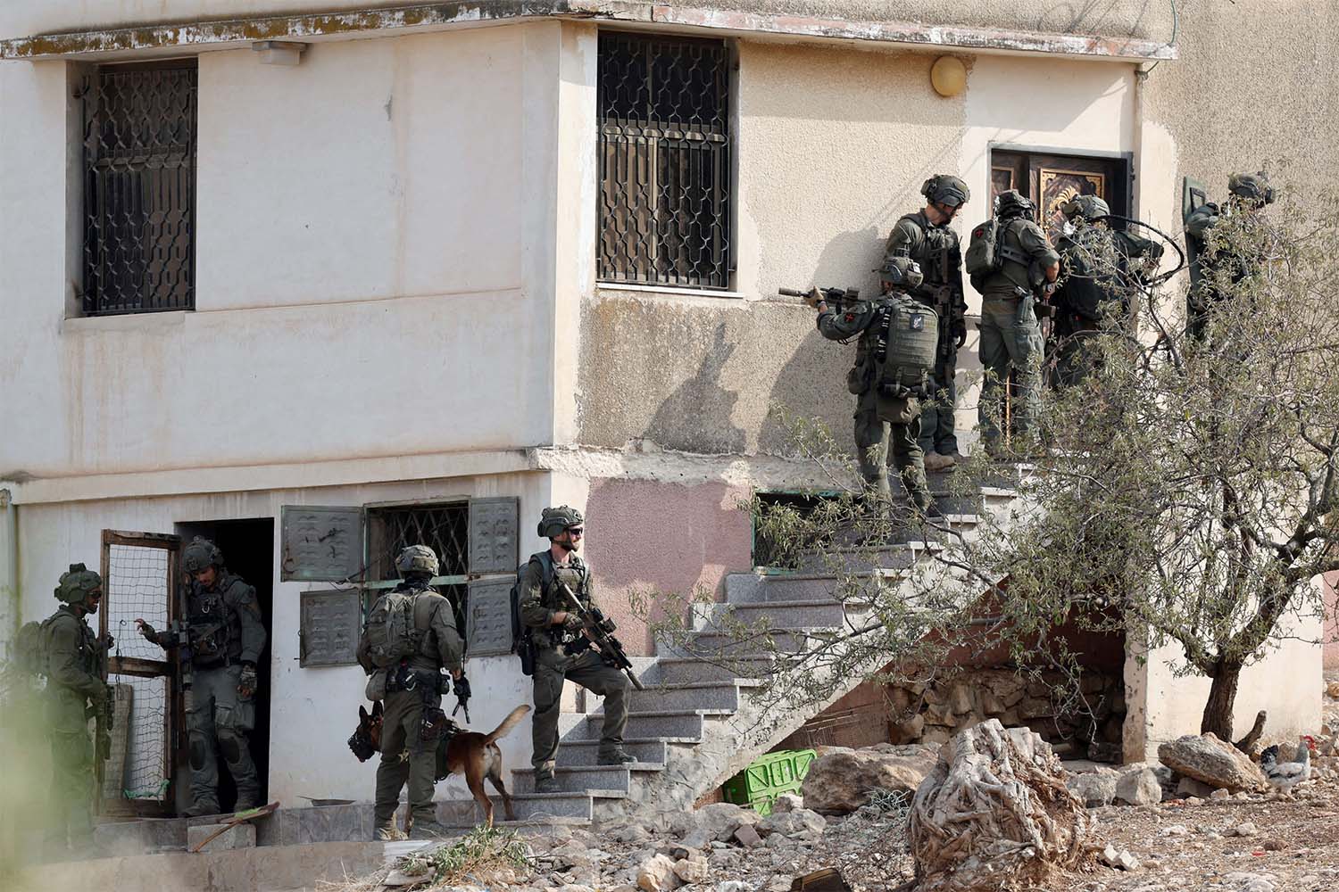 Israeli forces are accused of forcibly displacing 32,000 Palestinians