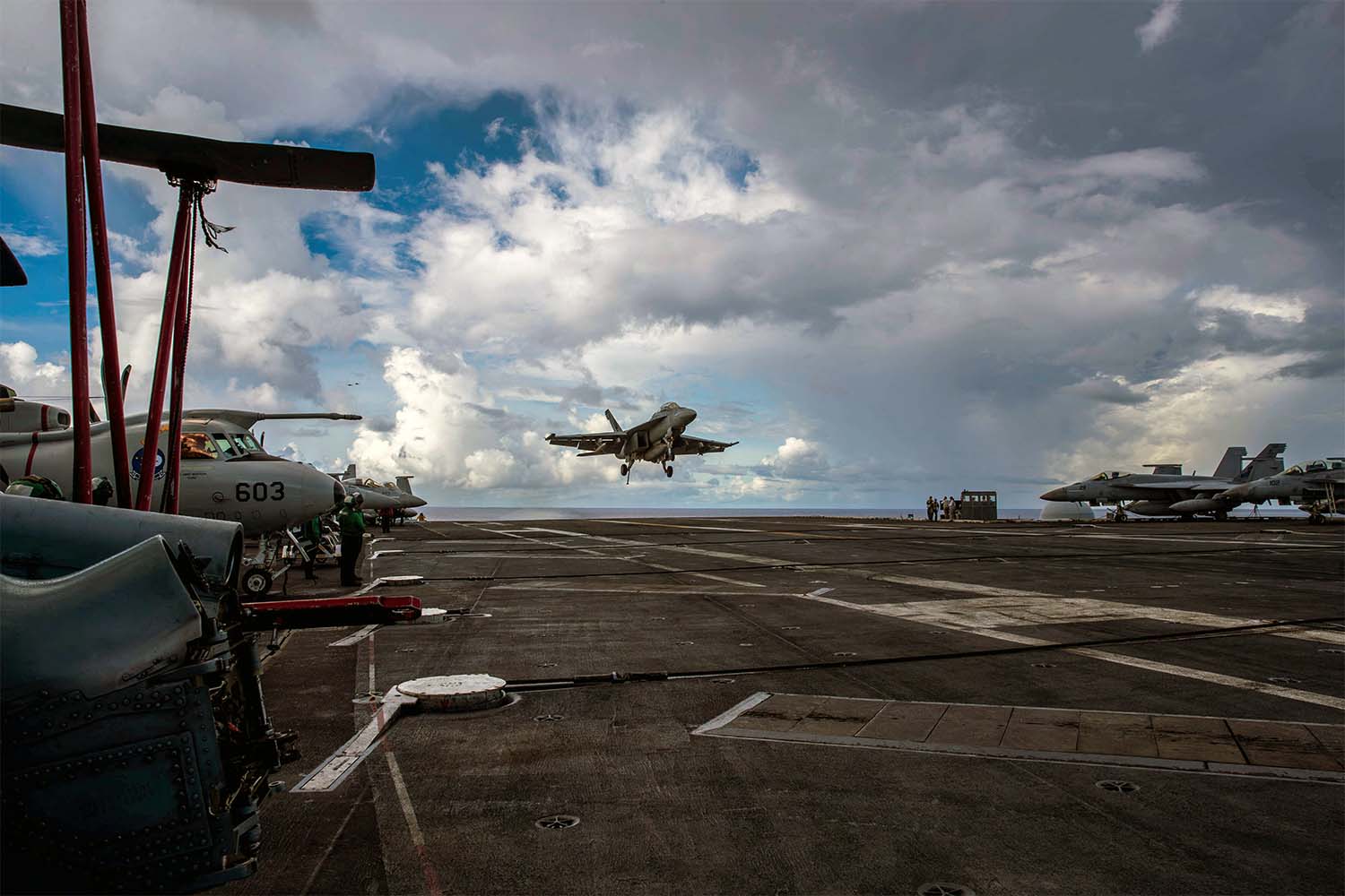 USS Abraham Lincoln in the Middle East