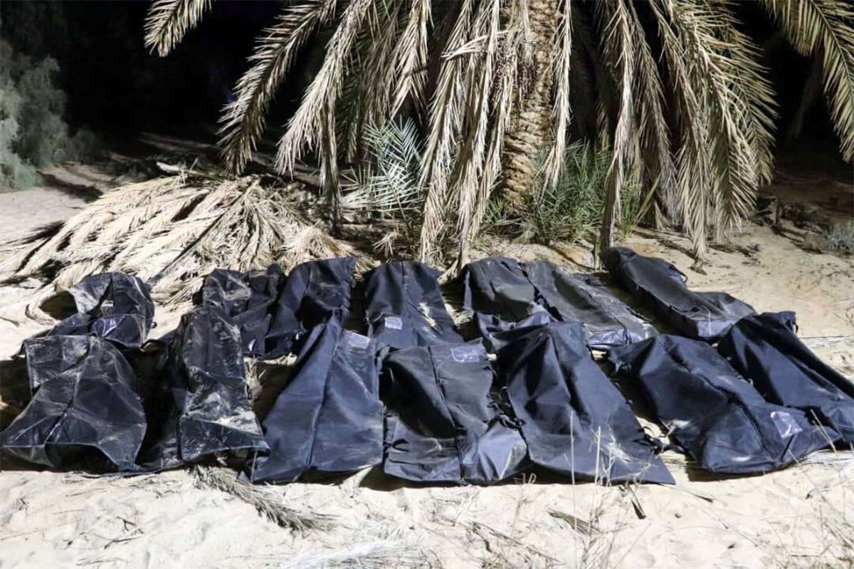 The farm owner was arrested and had admitted the presence of a mass grave on his property
