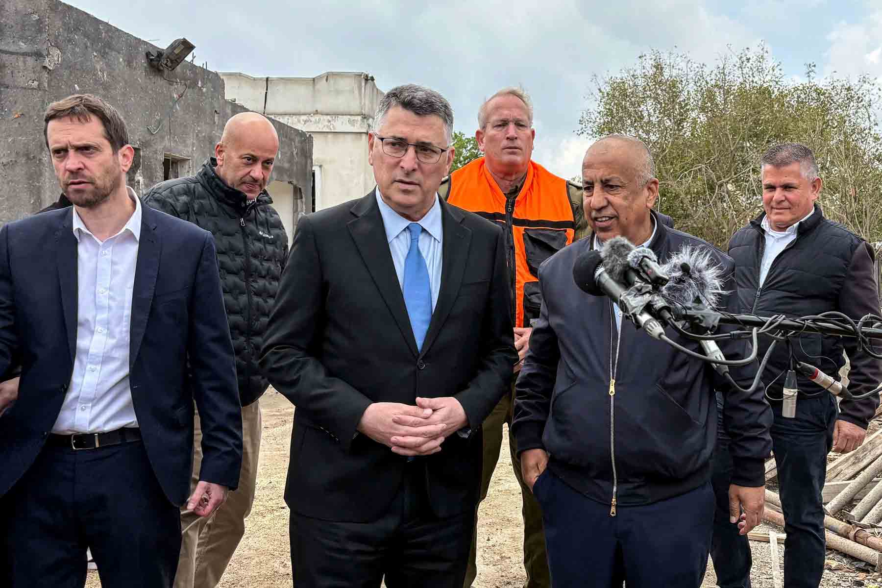  speaking from northern Israel where homes were damaged in an Iranian missile attack