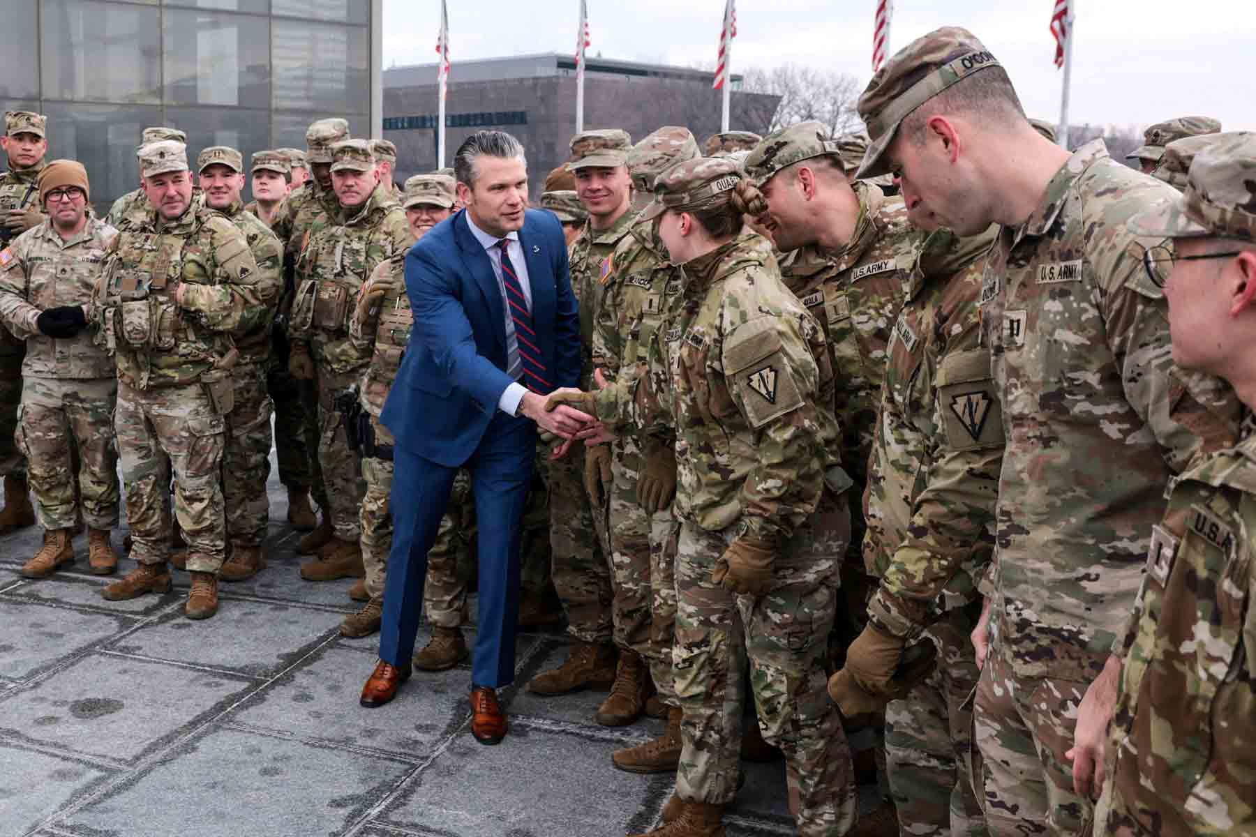 Troops had been injured in Kuwait, Saudi Arabia, UAE, Jordan, Bahrain, Iraq and Israel