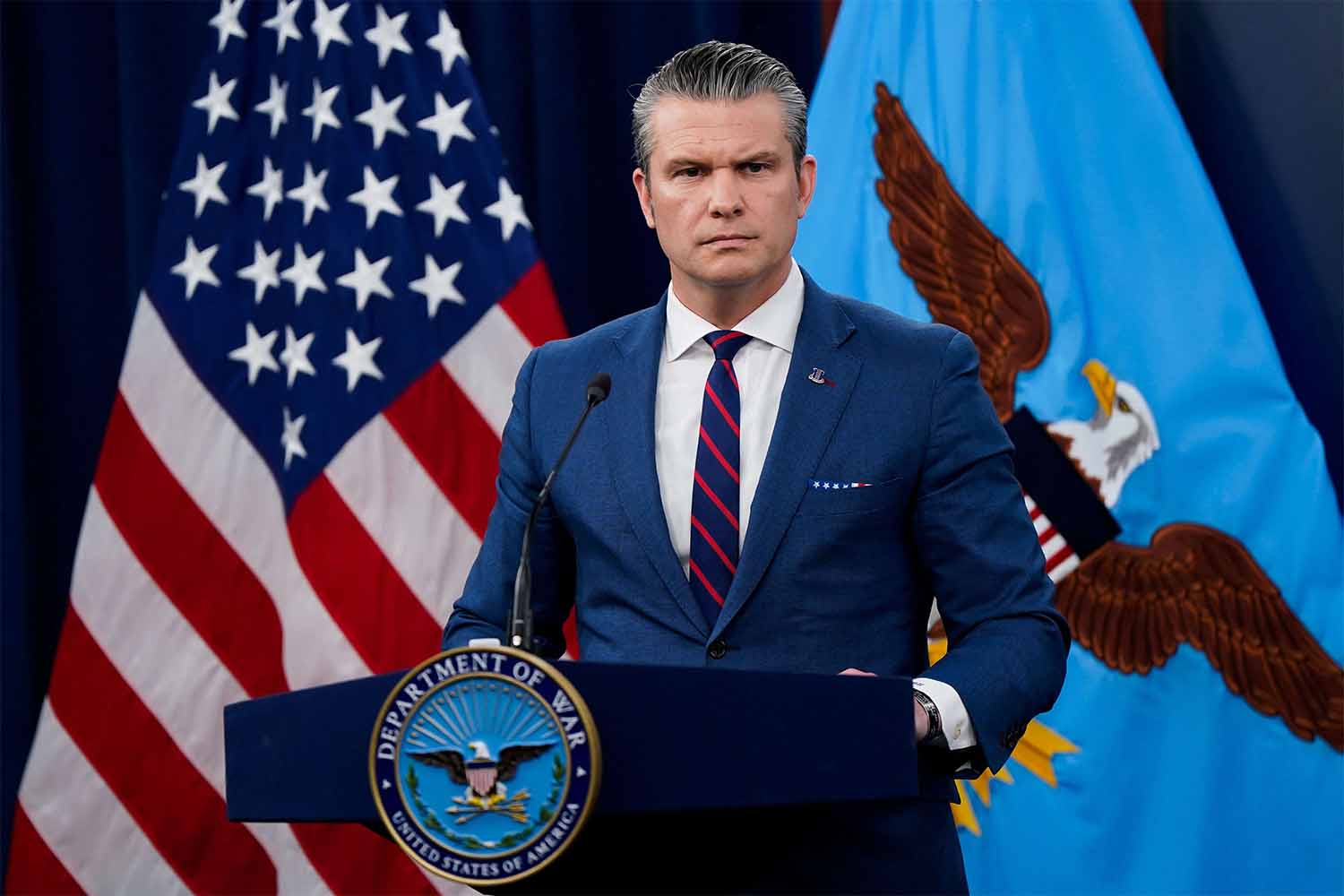 US Defense Secretary Pete Hegseth 