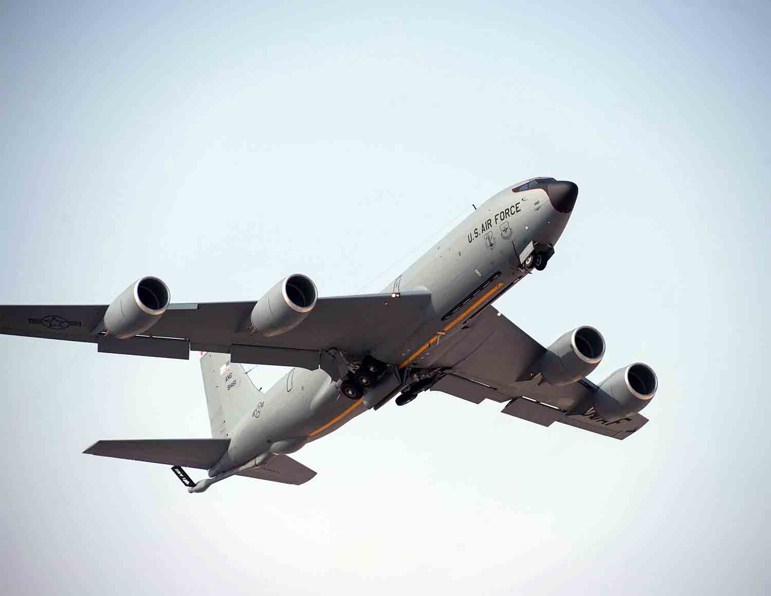 A US Air Force KC-135 Stratotanker