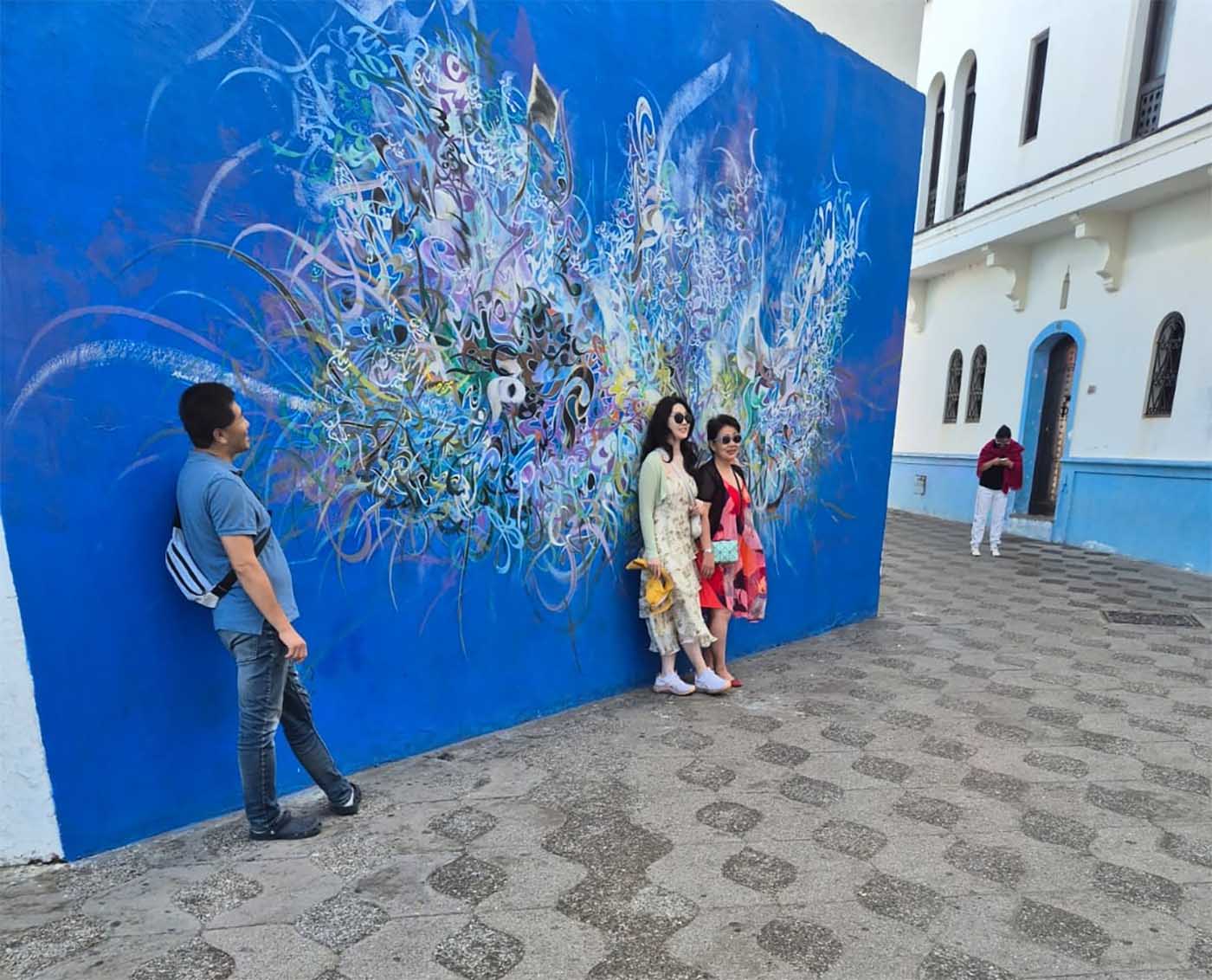 The beauty of Assilah is embodied by the murals painted by international artists during the cultural moussem