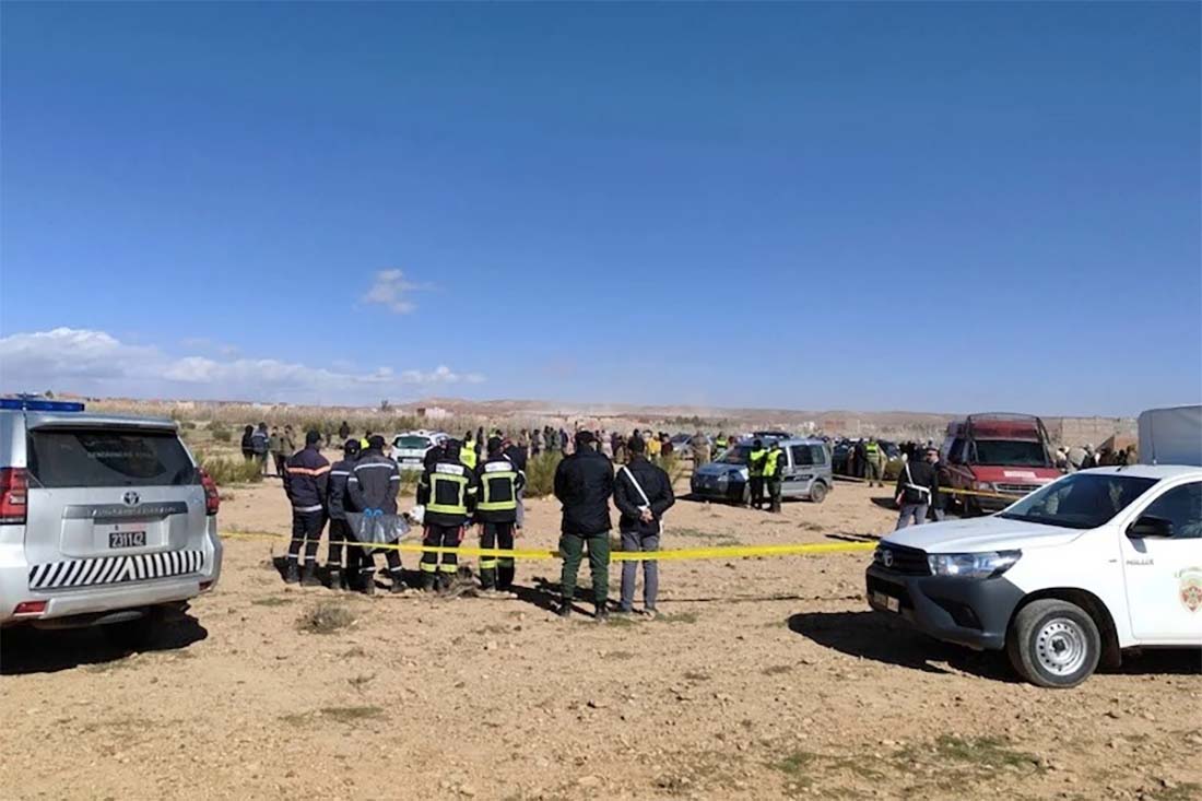 Local authorities and gendarmes mobilised 