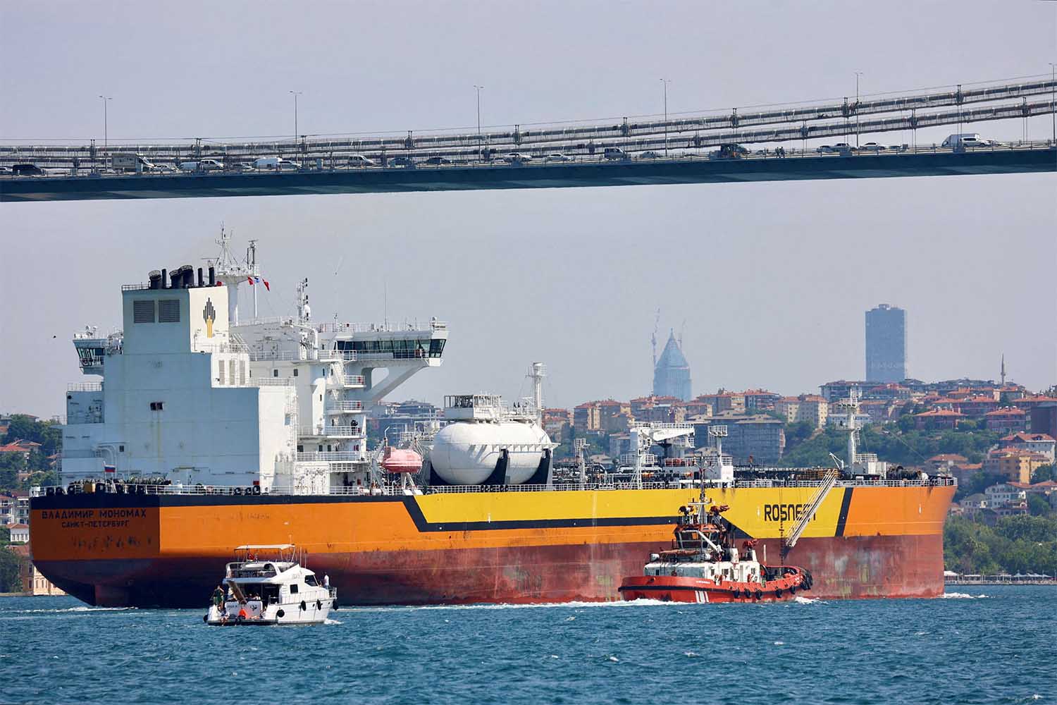 Russian oil tanker