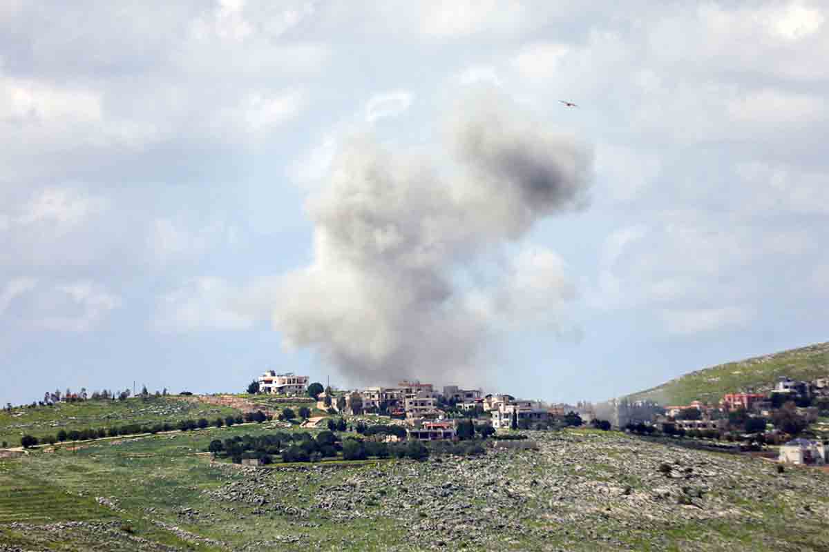 Israel pounding southern Lebanon 