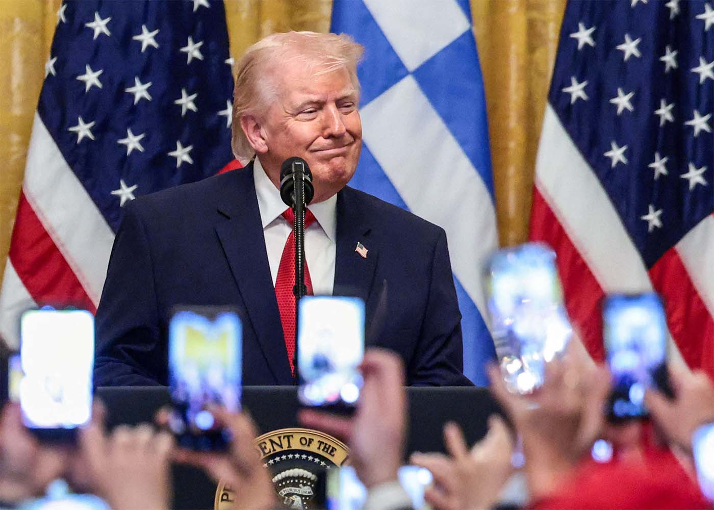 Trump says talks with Iran are going "very well"