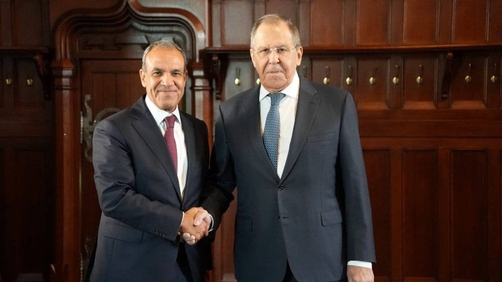 وزيرا خارجية مصر بدر عبد العاطي وروسيا سيرغي لافروف في موسكو