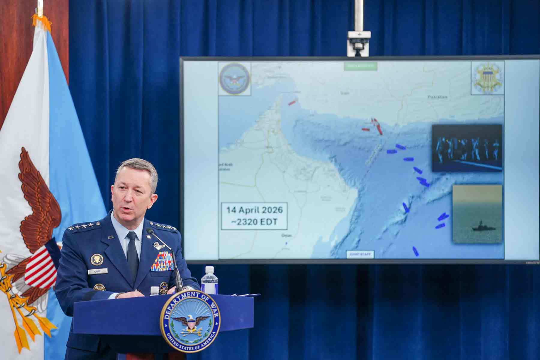 General Dan Caine: If you do not comply with this blockade, we will use force