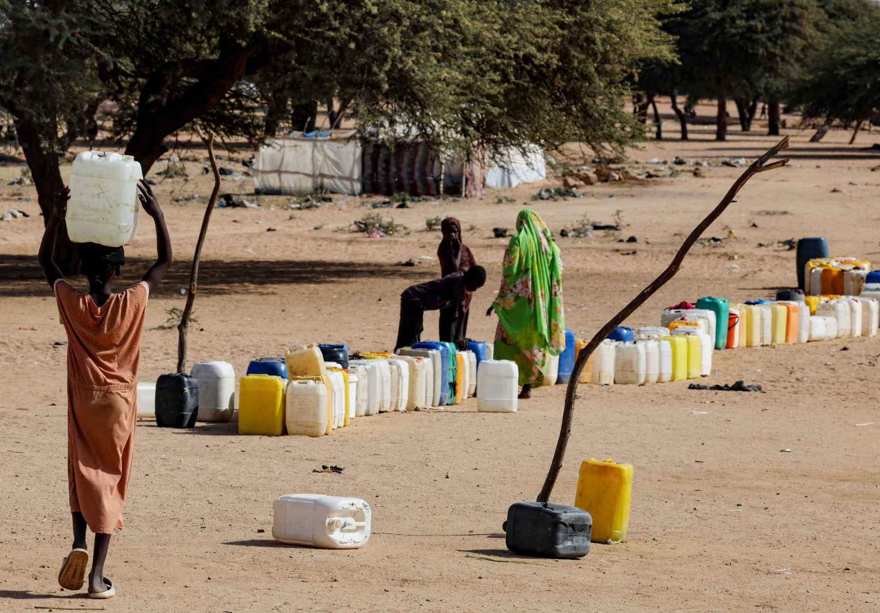 Water and food shortages