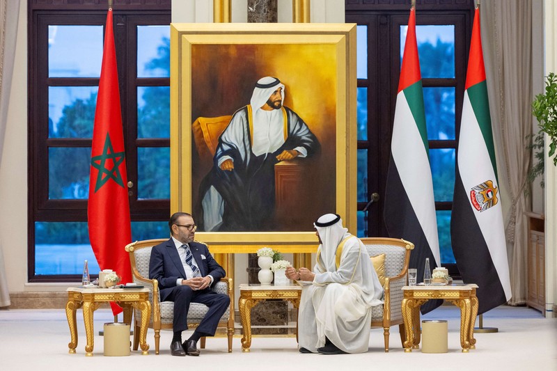 محمد بن زايد ومحمد السادس